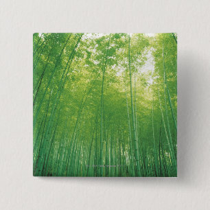 Badge Carré 5 Cm Forêt en bambou 2