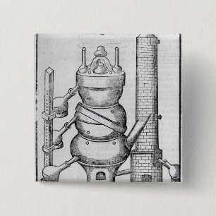 Badge Carré 5 Cm Four cosmique