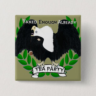 Badge Carré 5 Cm Fournitures de partie TEA