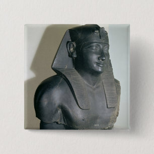 Badge Carré 5 Cm Fragment d'une statue égyptienne de style de