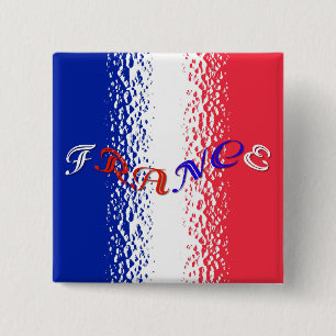 Badge Carré 5 Cm France