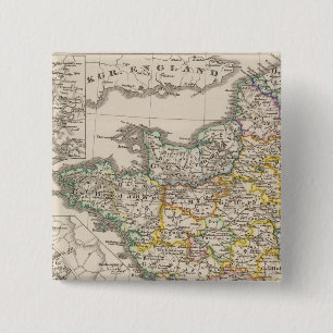 Badge Carré 5 Cm France de 1610 à 1790