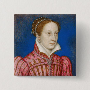 Badge Carré 5 Cm Francois Clouet - Mary, Reine des Écossais