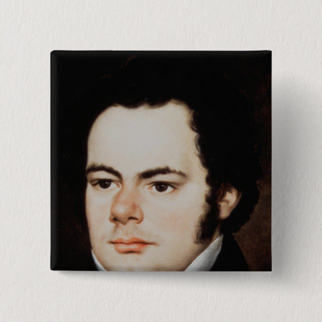 Badge Carré 5 Cm Franz Peter Schubert (Devant)