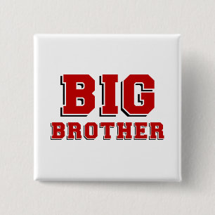 Badge Carré 5 Cm Frère