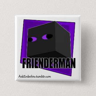 Badge Carré 5 Cm Frienderman - bouton carré