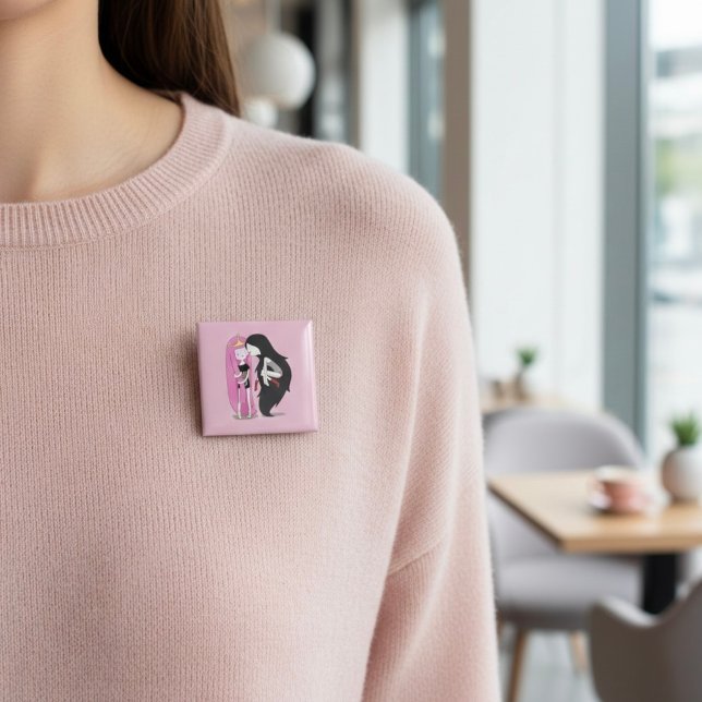 Badge Carré 5 Cm Friends (Créateur téléchargé)