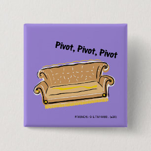 Badge Carré 5 Cm FRIENDS™  Pivot