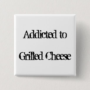 Badge Carré 5 Cm Fromage grillé