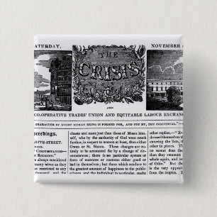 Badge Carré 5 Cm Frontpage "des commerces nationaux de coopérative
