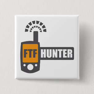 Badge Carré 5 Cm FTF Hunter