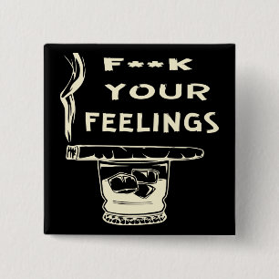Badge Carré 5 Cm Fuc>  Vos sentiments #USAPatriotGraphics ©