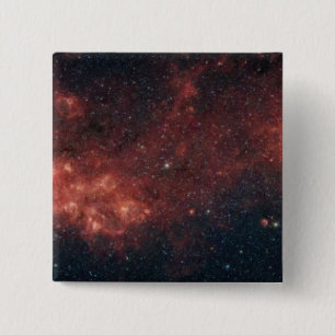 Badge Carré 5 Cm Galaxie de manière laiteuse