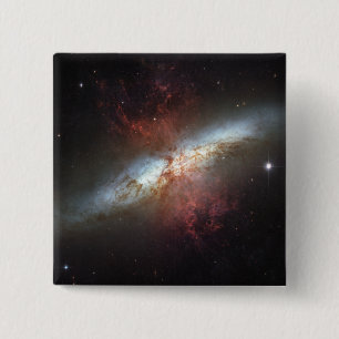 Badge Carré 5 Cm Galaxie de Starburst, 82 plus malpropres