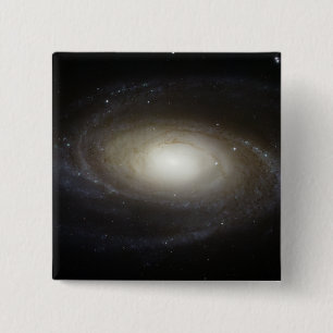 Badge Carré 5 Cm Galaxie en spirale M81