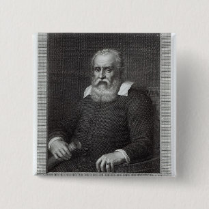 Badge Carré 5 Cm Galileo Galilei