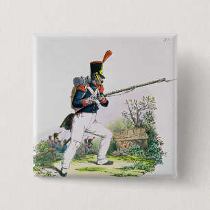 Badge Carré 5 Cm Garde de grenadier
