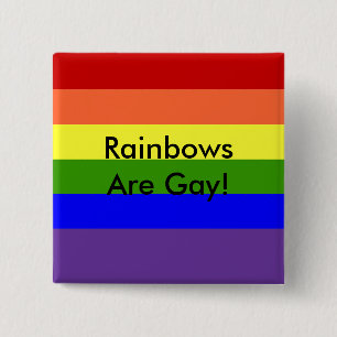 Badge Carré 5 Cm Gay pride
