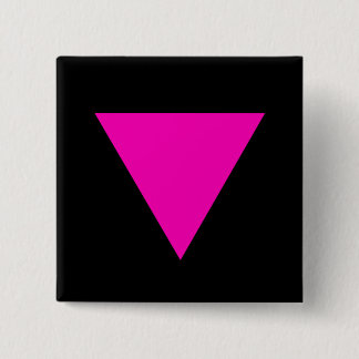 BADGE CARRÉ 5 CM GAY PRIDE "DE TRIANGLE ROSE"