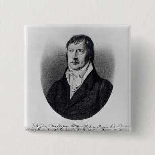 Badge Carré 5 Cm Georg Wilhelm Friedrich Hegel