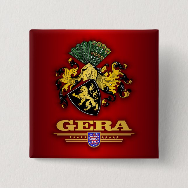 Badge Carré 5 Cm Gera (Devant)