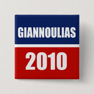 BADGE CARRÉ 5 CM GIANNOULIAS 2010