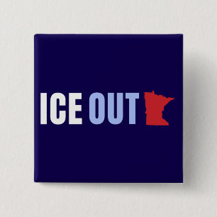 Badge Carré 5 Cm Glacé Anti Trump