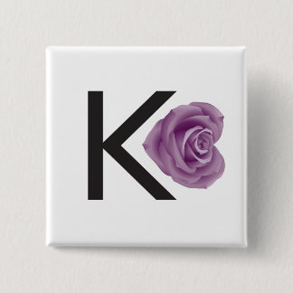 Badge Carré 5 Cm Goupille de CKR
