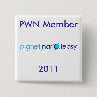 Badge Carré 5 Cm Goupilles de membre de PWN