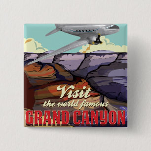 Badge Carré 5 Cm Grand Canyon