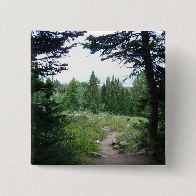 Badge Carré 5 Cm Grand Teton Trail (Devant)