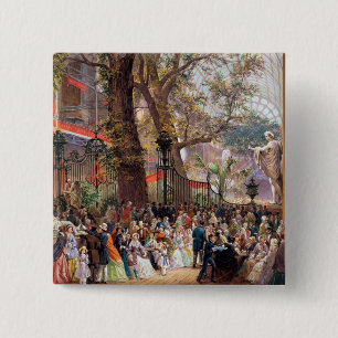 Badge Carré 5 Cm Grande exposition, 1851 : intérieur