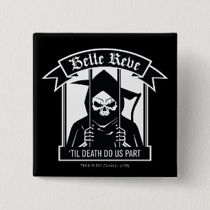 Badge Carré 5 Cm Graphique de Reve Reaper de belle du peloton de
