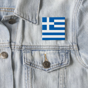 Badge Carré 5 Cm Grèce