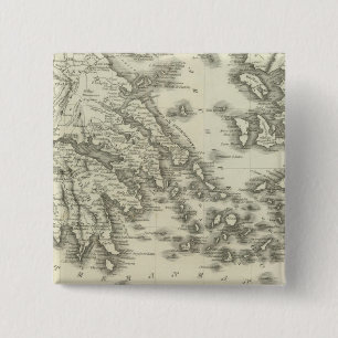 Badge Carré 5 Cm Grèce 16