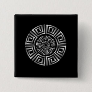 Badge Carré 5 Cm Greek Circle