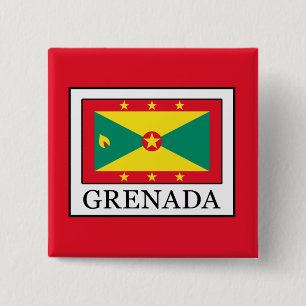 Badge Carré 5 Cm Grenade