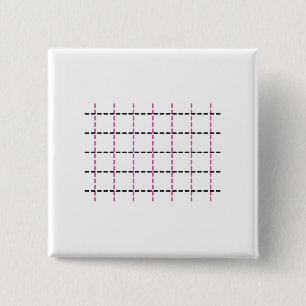 Badge Carré 5 Cm Grille-toile pour l'expression créative