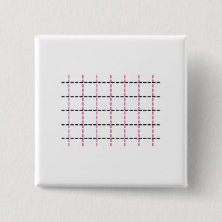 Badge Carré 5 Cm Grille-toile pour l'expression créative