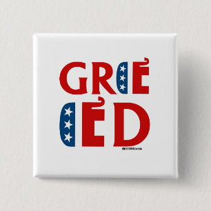 BADGE CARRÉ 5 CM GRIPPE RÉPUBLICAINE
