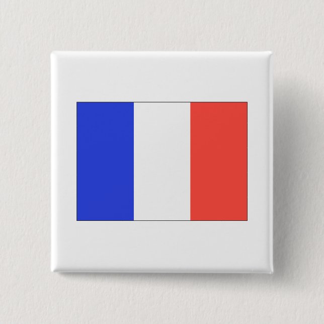 Badge Carré 5 Cm Guadaloupe (Devant)