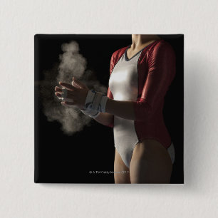 Badge Carré 5 Cm Gymnaste 3