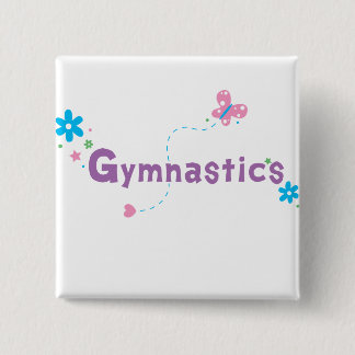 Badge Carré 5 Cm Gymnastique de flottement de jardin