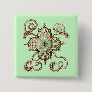 Badge Carré 5 Cm Haeckel