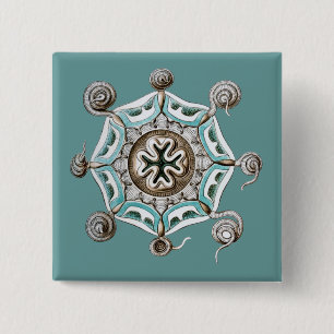 Badge Carré 5 Cm Haeckel