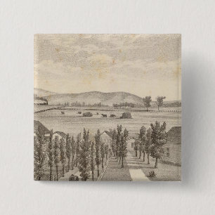 Badge Carré 5 Cm Haley res, ferme