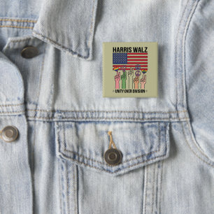 Badge Carré 5 Cm Harris Waltz 2024 Unité sur division