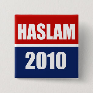 BADGE CARRÉ 5 CM HASLAM 2010