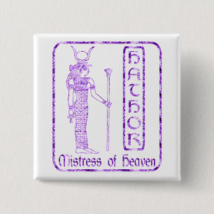 Badge Carré 5 Cm Hathor