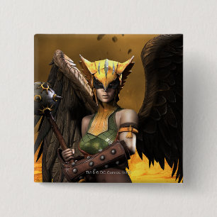 Badge Carré 5 Cm Hawkgirl